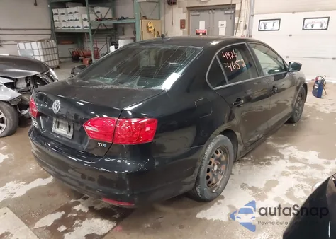 2014 Volkswagen Jetta 2.0L Tdi Value Edition z USA, uszkodzony, nr VIN 3VWLL7AJ3EM314912